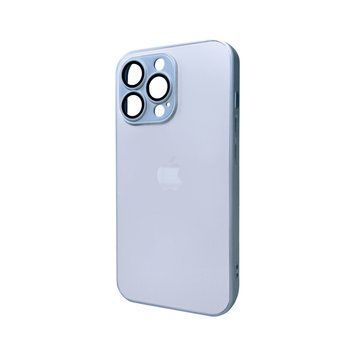 Чохол для смартфона AG Glass Matt Frame Color Logo for Apple iPhone 12 Pro Sierra Blue (AGMattFrameiP12PLBlue) KOS-5465 фото