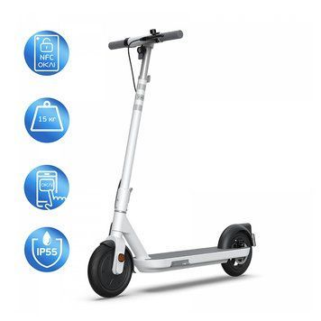 Електросамокат OKAI ES10-NEON Lite White 9", 300(600)W, 7.8Ah, 30km, 25km\h, 20%, NFC, App, 15kg (ES10-W) KOS-23364 фото