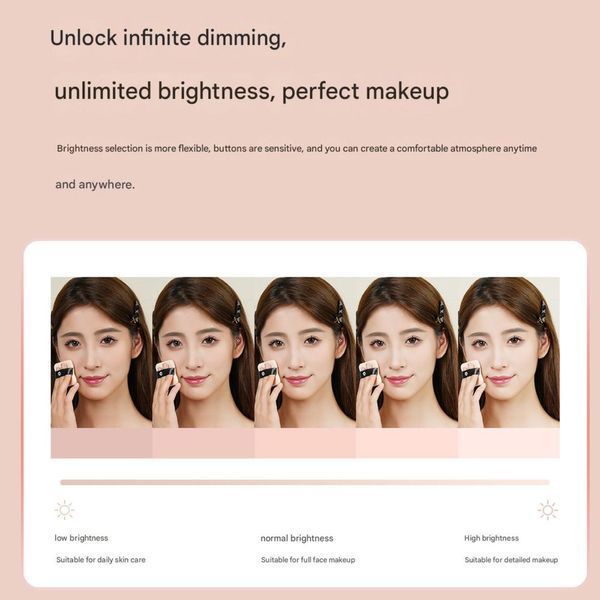 Дзеркало для макіяжу Xiaomi DOCO 11 " Daylight Portable Flat Mirror Pro White (FM008W) KOS-36531 фото