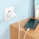 Мережевий зарядний пристрій з кабелем HOCO Stage single port charger set (Type-C to Type-C) (EU) White ( ) KOS-7452 фото 8