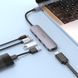 USB-хаб HOCO Type-C multi-function.. ) Metal Gray ( ) KOS-2714 фото 5