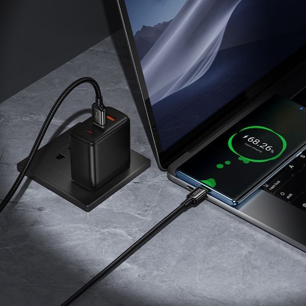 Кабель HOCO Exceed charging data cable Type-C Black ( ) KOS-37157 фото