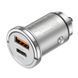 Автомобільний зарядний пристрій HOCO Handy. car charger Silver ( ) KOS-7829 фото 7