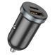 Автомобільний зарядний пристрій BOROFONE BZ22 Scenery dual port PD30W+QC3.0 car charger Black (6941991105180) KOS-25713 фото 3
