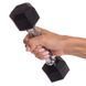 Гантелі шестигранні Rubber Hexagon Dumbbell. Ціна за 1 кг RNS-5441 фото 9