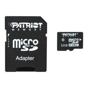 Карта пам'яті microSDHC (UHS-1) Patriot LX Series 32Gb class 10 (adapter SD) (PSF32GMCSDHC10) KOS-5610 фото