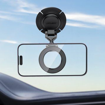 Автотримач для телефона з БЗП ACEFAST magnetic folding wireless charging car holder Black ( ) KOS-37416 фото