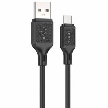 Кабель HOCO X90 Cool silicone charging data cable for Micro Black (6931474788429) KOS-2015 фото