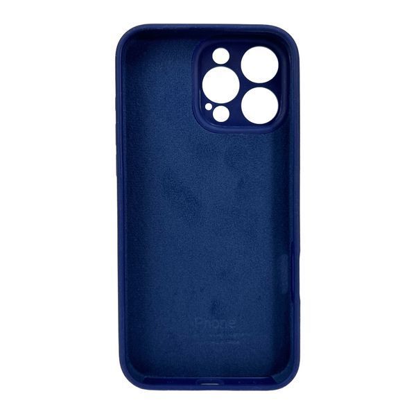 Чохол для смартфона Silicone Full Case AA Camera Protect for Apple iPhone 16 Pro Max 39,Navy Blue (FullAAi16PM-39) KOS-8528 фото
