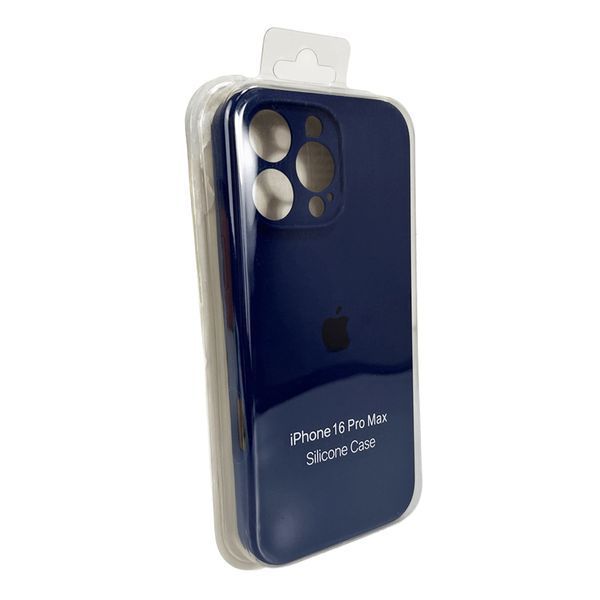 Чохол для смартфона Silicone Full Case AA Camera Protect for Apple iPhone 16 Pro Max 39,Navy Blue (FullAAi16PM-39) KOS-8528 фото