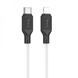 Кабель HOCO Cool silicone PD charging data cable for iP White ( ) KOS-2722 фото 1