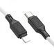 Кабель HOCO Cool silicone PD charging data cable for iP White ( ) KOS-2722 фото 4