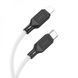 Кабель HOCO Cool silicone PD charging data cable for iP White ( ) KOS-2722 фото 3