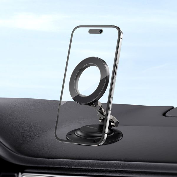 Автотримач для телефона ACEFAST magnetic folding car holder, Black ( ) KOS-37417 фото
