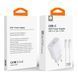 Мережевий зарядний пристрій з кабелем WUW-T108 PD 40W charger with C-C cable (6978749570358) KOS-37730 фото 2