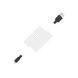 Кабель HOCO X21 USB to iP 2A, 1m, silicone, TPE connectors, Black+White (6957531071365) KOS-3666 фото 4