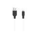Кабель HOCO X21 USB to iP 2A, 1m, silicone, TPE connectors, Black+White (6957531071365) KOS-3666 фото 1