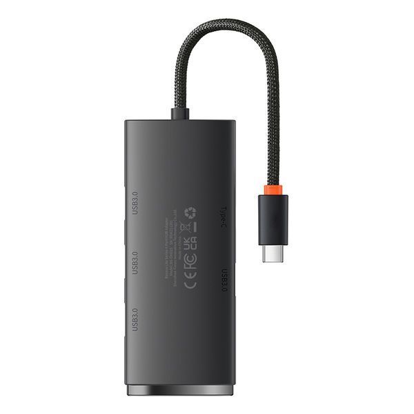 USB-хаб Baseus Lite Series Type-C HUB Adapter (Type-C to USB. ) Black ( ) KOS-2740 фото