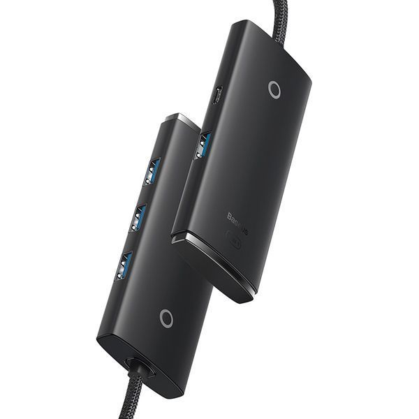 USB-хаб Baseus Lite Series Type-C HUB Adapter (Type-C to USB. ) Black ( ) KOS-2740 фото
