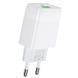 Мережевий зарядний пристрій HOCO C72Q Glorious single port QC3.0 charger 18W White (6931474732514) KOS-23531 фото 3