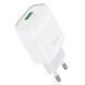 Мережевий зарядний пристрій HOCO C72Q Glorious single port QC3.0 charger 18W White (6931474732514) KOS-23531 фото 1