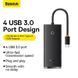 USB-хаб Baseus Lite Series Type-C HUB Adapter (Type-C to USB. ) Black ( ) KOS-2740 фото 10