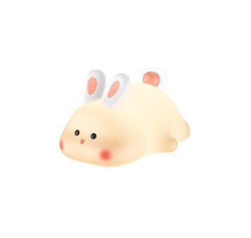 Світильник HOCO HX16 2W. 1200 mAh. Silicone lamp Rabbit (6942007672764) KOS-35783 фото
