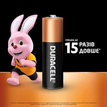 Батарейка Duracell Basic LR6/AA (4шт) (5000394127050) KOS-36457 фото