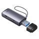 Кардрідер Baseus Lite Series USB-A to SD/TF Card Reader Grey (WKQX060013) KOS-2743 фото 5