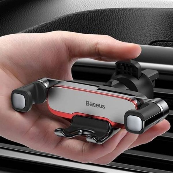 Автотримач для телефона Baseus Mr Hui Gravity Car Mount Silver (SUYL-HU0S) KOS-34367 фото