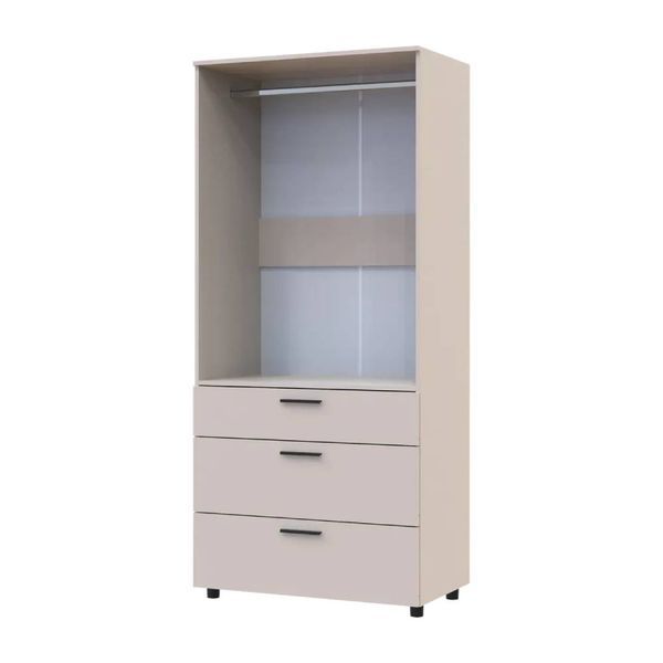 Шафа для одягу Doros Торн Кашемір 2 ДСП/3Ш (штанга) 90х51.6х200 (DRS-012029) MEB-50435 фото