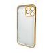 Чохол для смартфона AG Glass Sapphire Frame MagSafe Logo for Apple iPhone 15 Pro Gold (AGSappiFRP15PGold) KOS-9024 фото 2