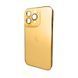 Чохол для смартфона AG Glass Sapphire Frame MagSafe Logo for Apple iPhone 15 Pro Gold (AGSappiFRP15PGold) KOS-9024 фото 1