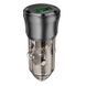Автомобільний зарядний пристрій BOROFONE BZ23 Noble single-port QC3.0 car charger Transparent Black (6941991106903) KOS-6149 фото 1