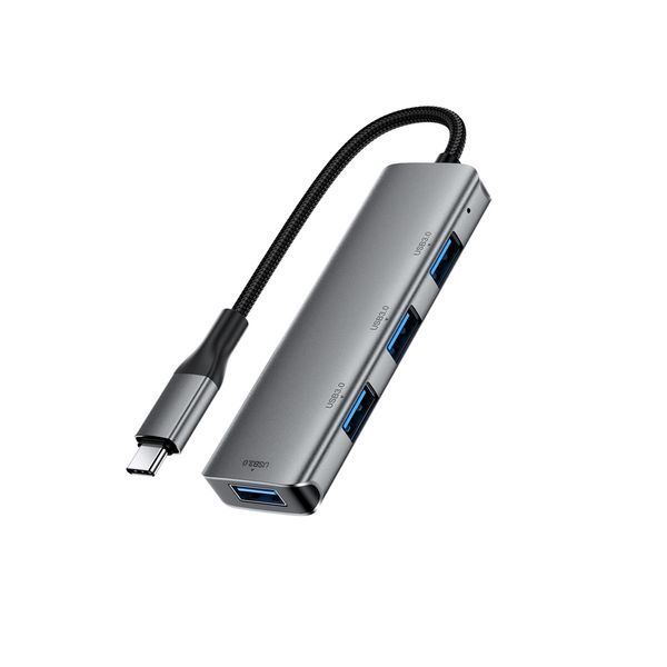 USB-хаб ACEFAST USB-C HUB Metal Gray ( ) KOS-37412 фото