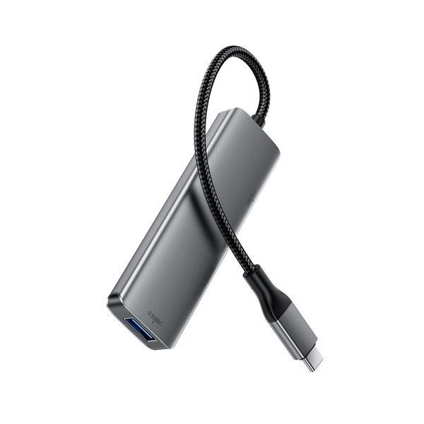 USB-хаб ACEFAST USB-C HUB Metal Gray ( ) KOS-37412 фото