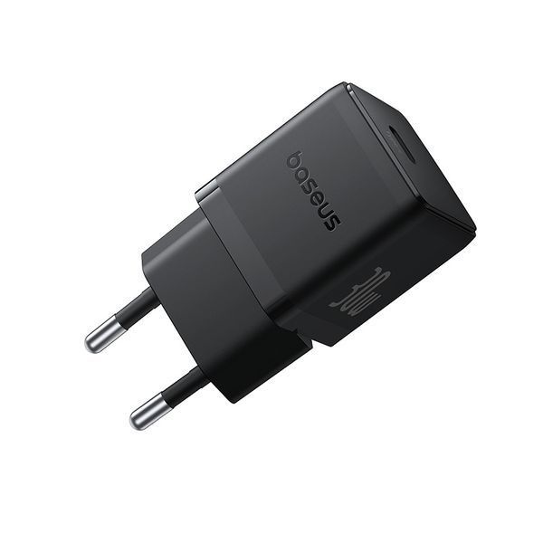 Мережевий зарядний пристрій Baseus Palm Fast Charger EU Cluster Black (P ) KOS-7530 фото