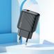 Мережевий зарядний пристрій з кабелем HOCO Rich single port. charger set (Type-C)(EU) Black ( ) KOS-10399 фото 9