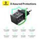 Мережевий зарядний пристрій Baseus Palm Fast Charger EU Cluster Black (P ) KOS-7530 фото 14