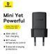 Мережевий зарядний пристрій Baseus Palm Fast Charger EU Cluster Black (P ) KOS-7530 фото 9