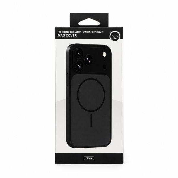 Чохол для смартфона Silicone Creative Variation Case MAG COVER Apple iPhone 13 Pro Max 1,Black (MagCOViP13PM-1) KOS-36987 фото