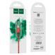 Кабель HOCO X14 USB to Micro 2,4A, 1m, nylon, aluminum connectors Black-red (6957531062851) KOS-5753 фото 2