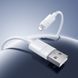 Кабель BOROFONE BX123 Leya silicone charging data cable iP White (6941991124204) KOS-37201 фото 4