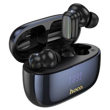 Бездротові навушники TWS HOCO EQ20 Rhyme, ANC+ENC, Black (6942007641319) KOS-22702 фото