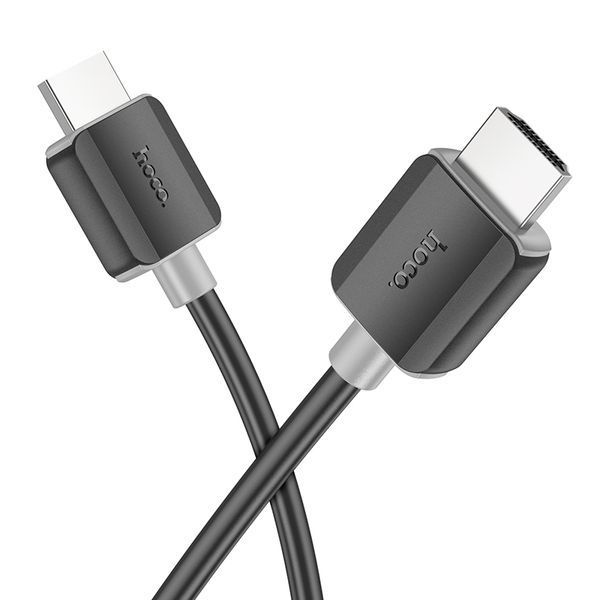 Кабель HOCO US08 HDTV 2.0 male-to-male 4K HD data cable(L=2M) Black (6931474799395) KOS-4830 фото