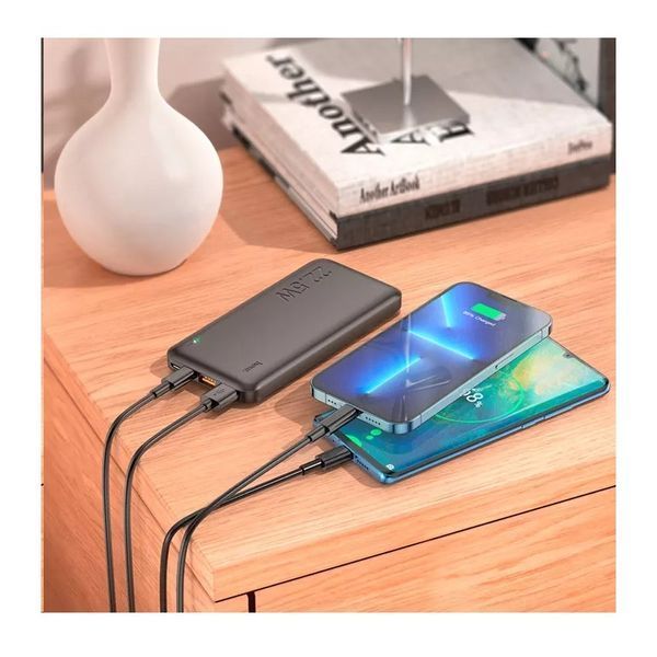 Зовнішній акумулятор HOCO J101 Astute 22.5W fully compatible power bank(10000mAh) Black (6931474782472) KOS-3791 фото