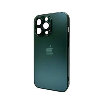 Чохол для смартфона AG Glass Matt Frame Color Logo for Apple iPhone Pro Cangling Green ( ) KOS-1157 фото