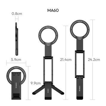 Тримач телефона Ulanzi MA60 Foldable Magnetic Phone Tripod (Orange) (S040) KOS-34981 фото