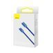 Кабель Baseus Crystal Shine Series Fast Charging Data Cable Type-C to Type-C 100W 1.2m Blue (CAJY000603) KOS-10821 фото 2