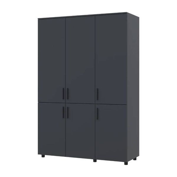 Шкаф для одежды Doros Торн Антрацит 3 ДСП (штанга) 135х51.6х200 (DRS-012083) MEB-50489 фото